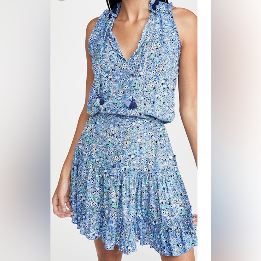Poupette St Barth Clara Dress Blue Malva
